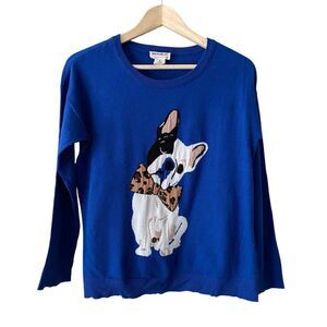 For The Republic " Frenchie" Women's Blue Sweater Sz Small